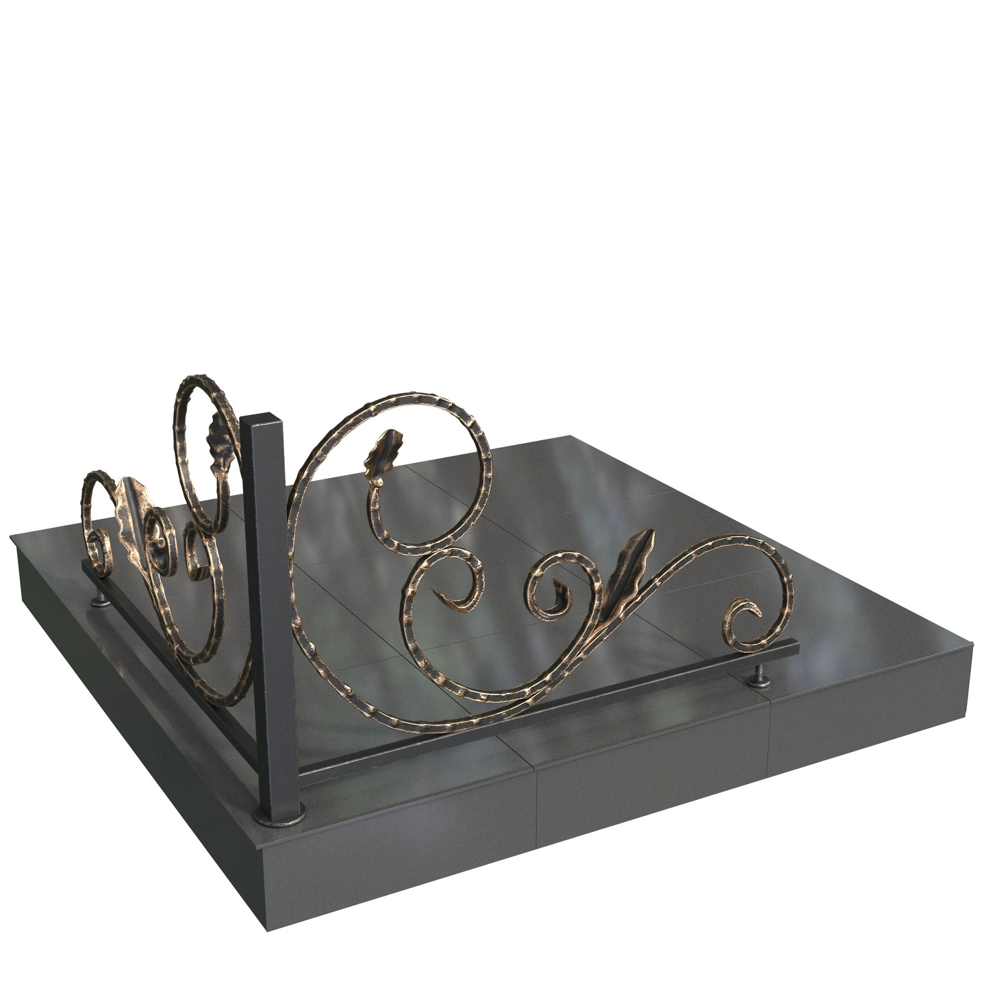 Кованая ограда 11